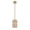 Z-Lite Dealey 1 Light Mini Pendant, Heirloom Brass & Clear 6010MP-HB - alternate 5